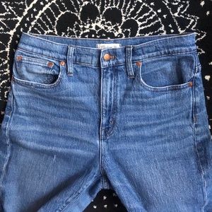 Madewell HighRise Slim Boy Jean